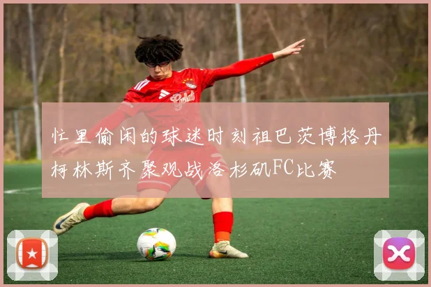 忙里偷闲的球迷时刻祖巴茨博格丹柯林斯齐聚观战洛杉矶FC比赛